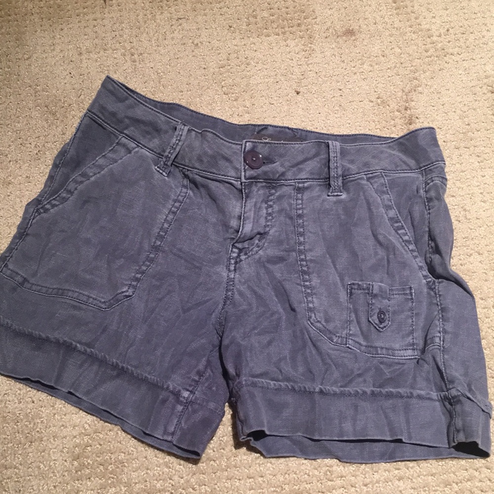 Blue Anthropologie shorts